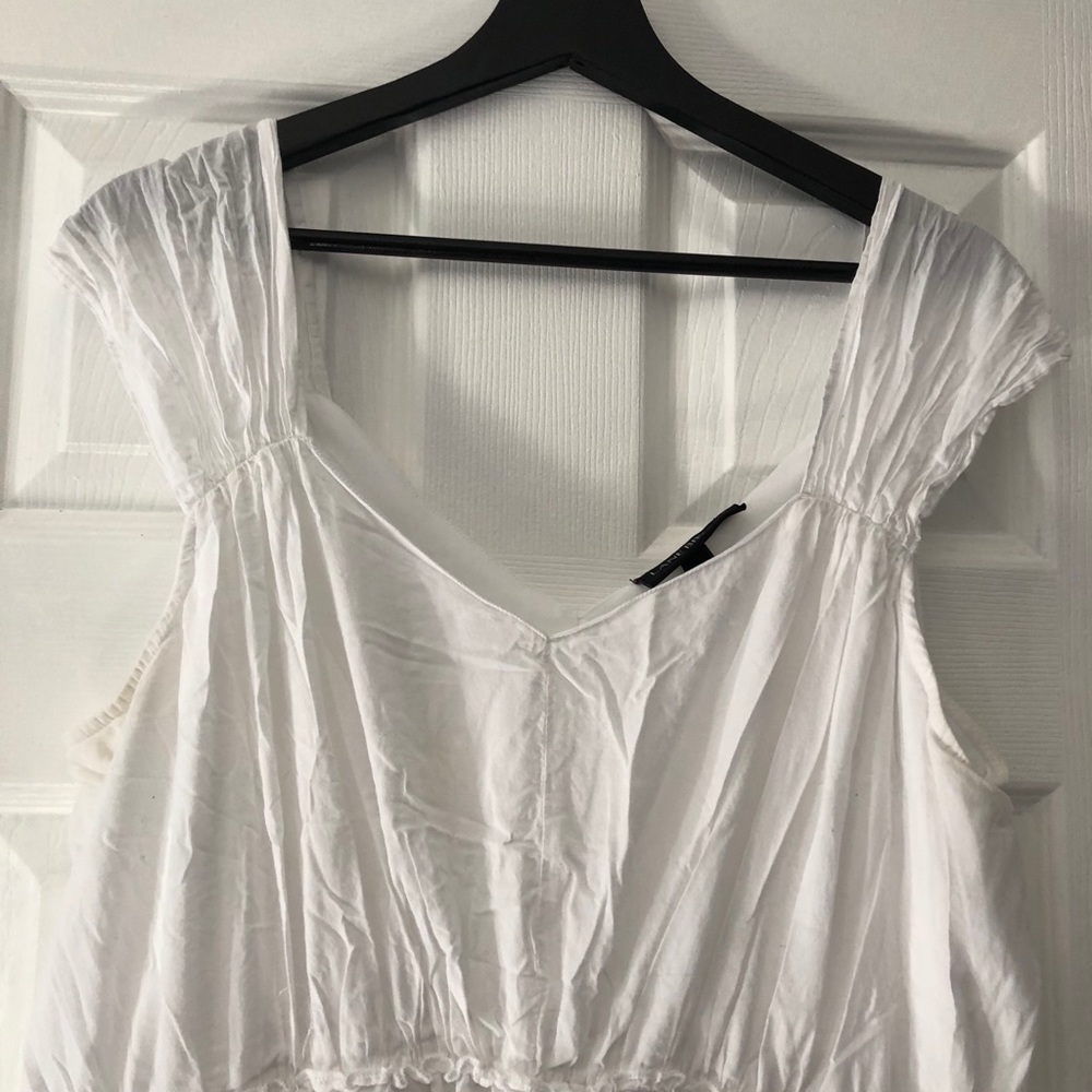 White Beautiful Plus Size Dress